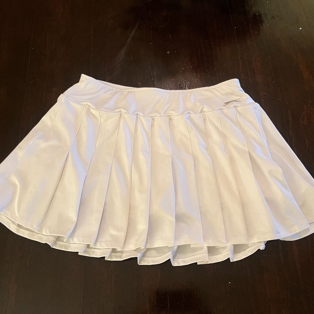 White Pleated Slazenger Skort, Size M